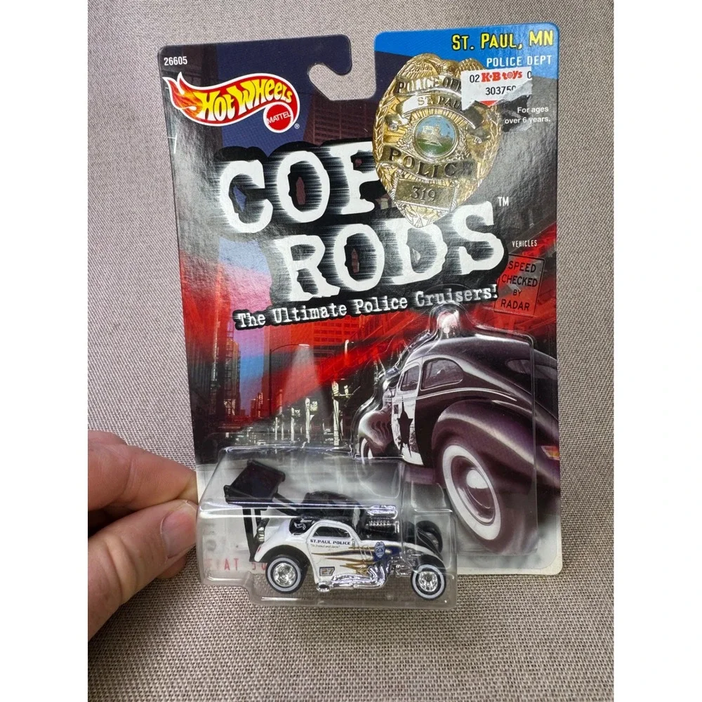Hot Wheels Cop Rods Series 2 Fiat 500C St Paul MN Police KB Toys 1:64 Diecast